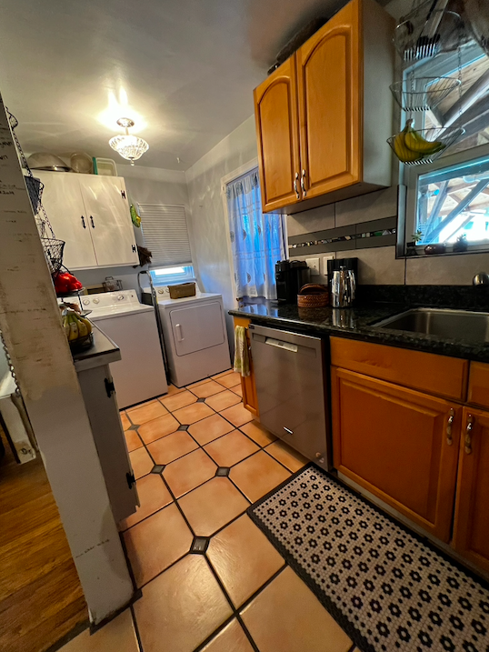 Laundry area and back door - 12678 Dewey St