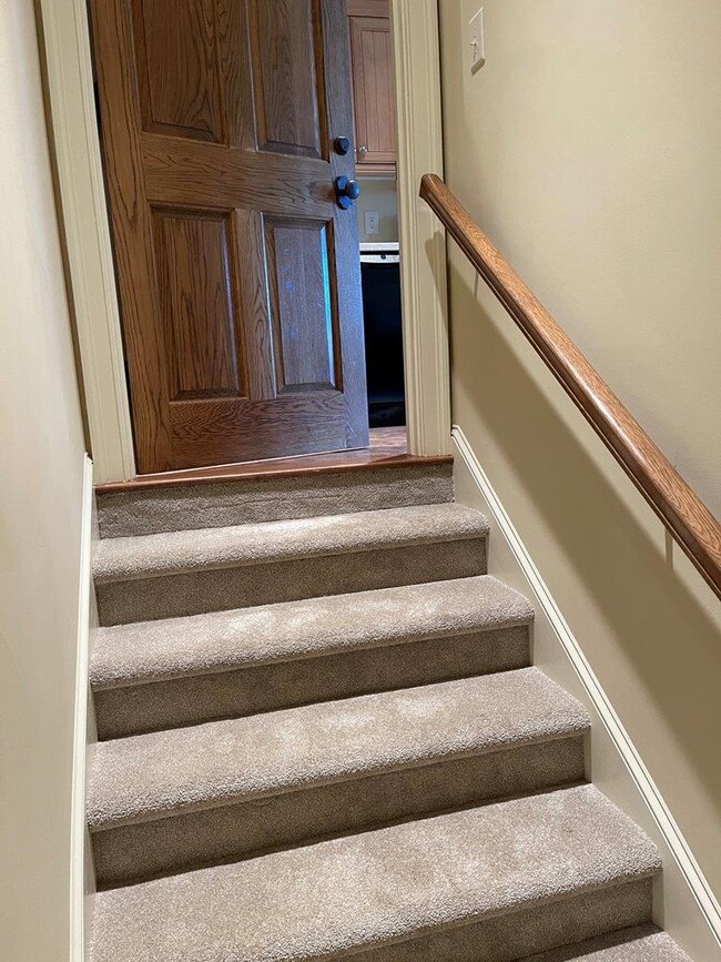 Staircase to Apartment - 23 Horseleg Creek Rd SW