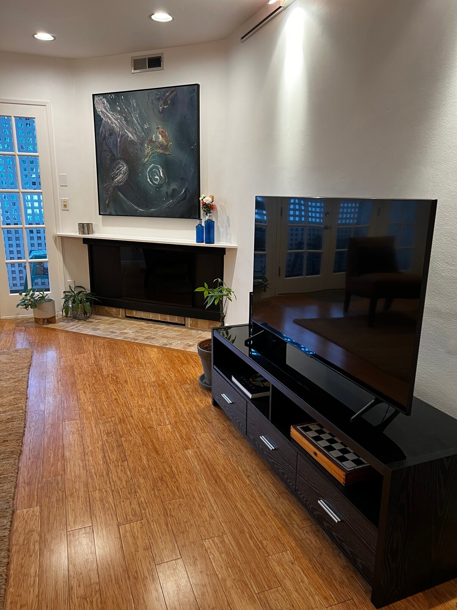 TV is across from the couch - 901 10th St