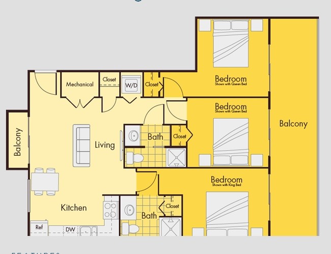 3BR/2BA - Lofts on College