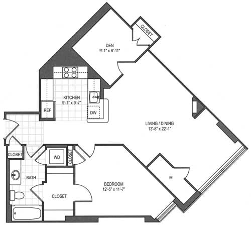 Floorplan - The Prime at Arlington Courthouse