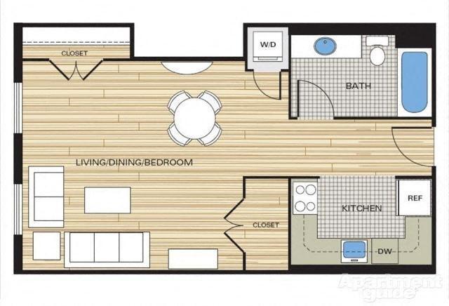 Floorplan - Clayborne Apartments