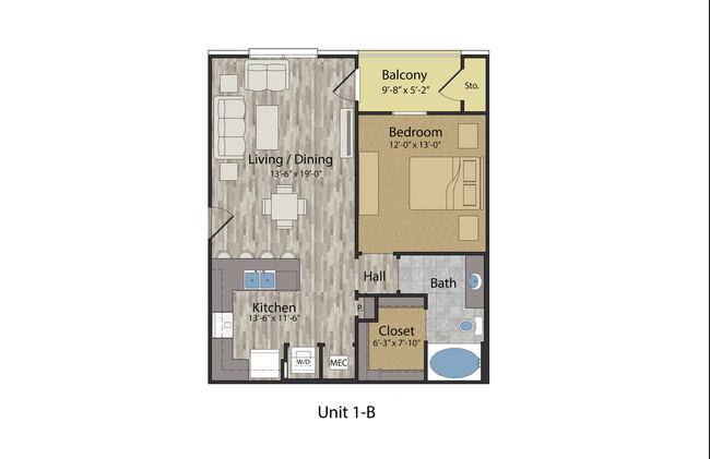 Floorplan - Patterson Flats