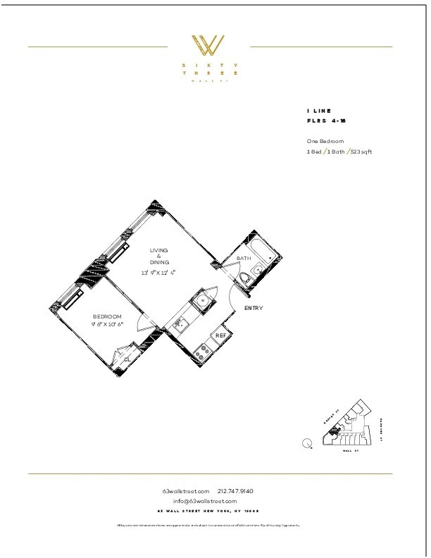 Floorplan - 63 Wall Street
