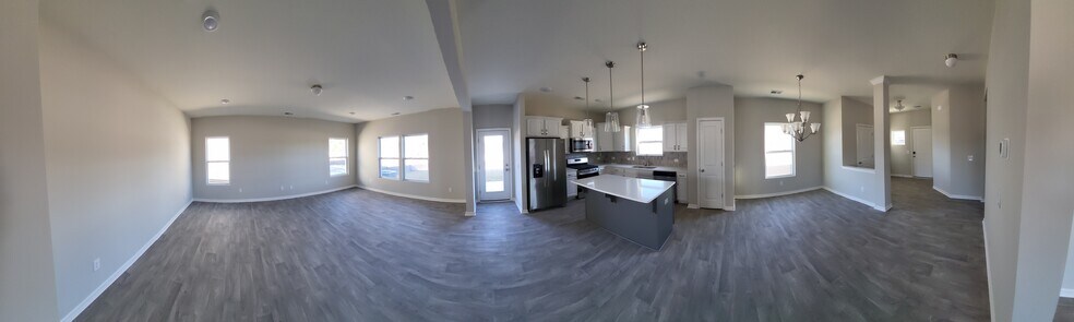 Open Concept LR/DR/Kitchen - 506 Purple Finch Rd