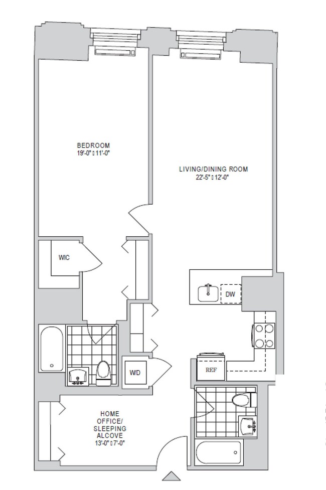 Floorplan - 70 Pine Apartments