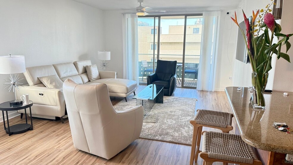 New floor - furniture for staging - 421 Olohana St