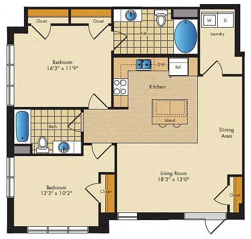 Floorplan - The Village at Taylor Pond