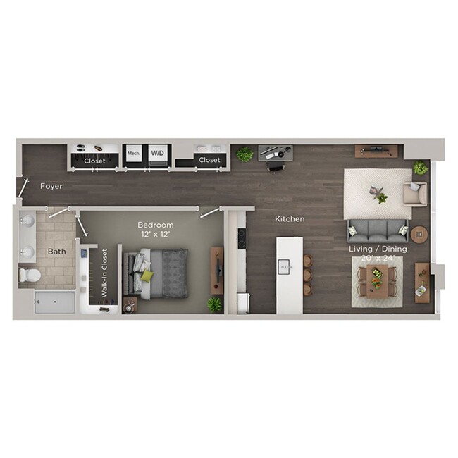 Floorplan - Madison Place Apartments