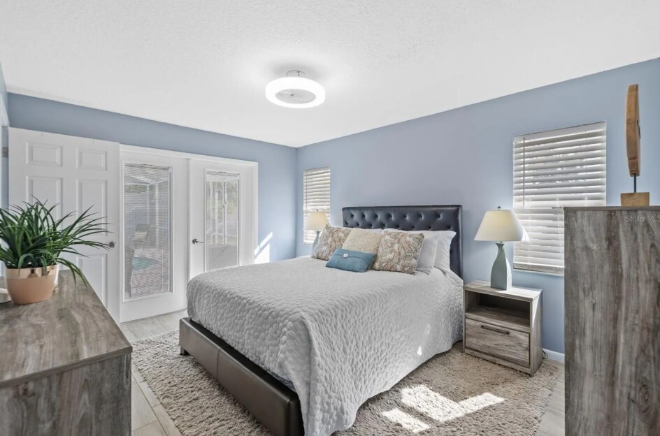 Generously sized primary bedroom with ample storage and comfort. - 1932 Brainerd Ct