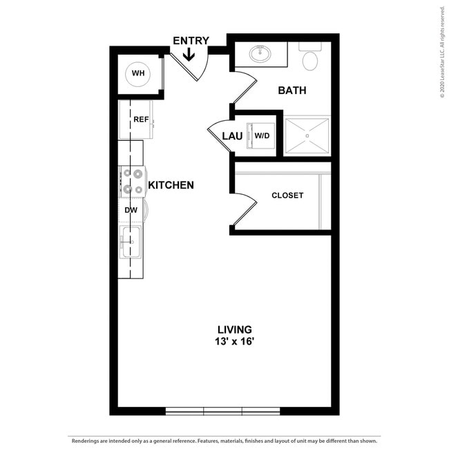 Floorplan - The Piedmont Apartments