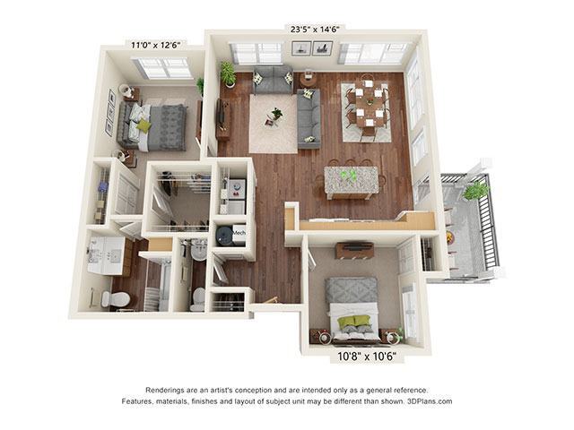 Floorplan - Covington Crossings 55+ Senior Living