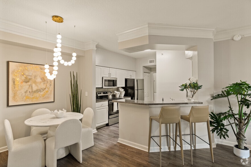 2BR, 2BA - 1,196SF - Kitchen And Dining - VISTA LAGO