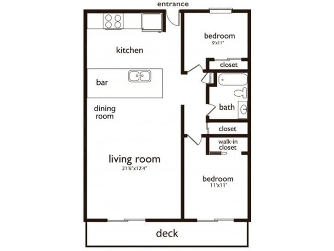 2 Bedroom C - Oak Creek