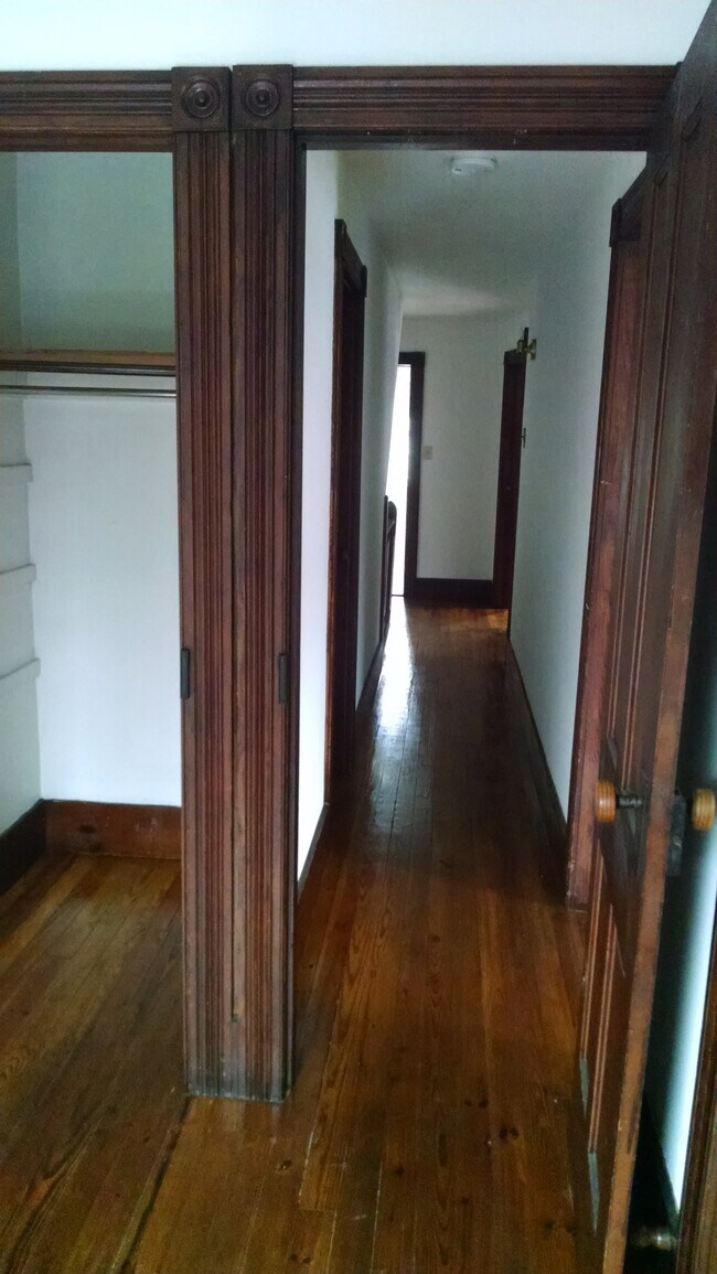 hallway view from front bedroom - 506 Brown St
