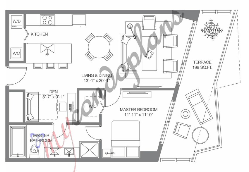 FLOOR PLAN - 1300 S Miami Ave