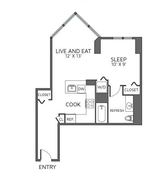 Floorplan - Left Bank