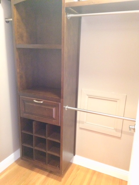 primary walk in closet with organizer cabinet - 1350 Curson S Ave