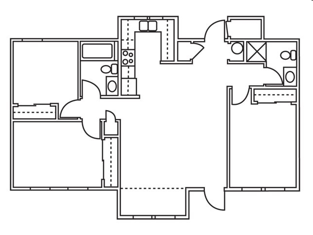 3BR/2BA - Harvard Street Apartments