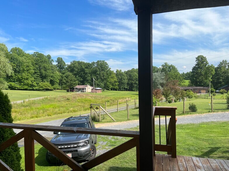 View from front porch - 1624 Armstrong Rd