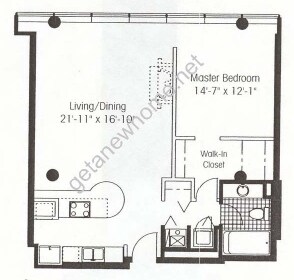 1BR/1BA - Metropolitan Place