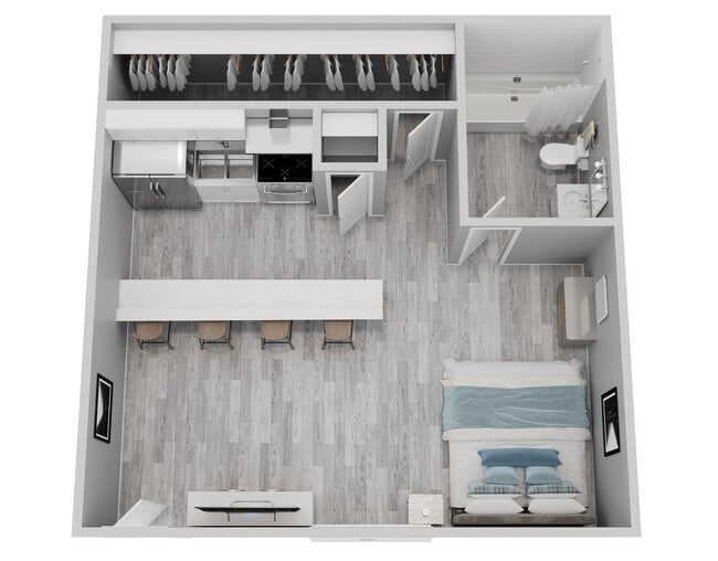Floorplan - Azul Apartment Homes