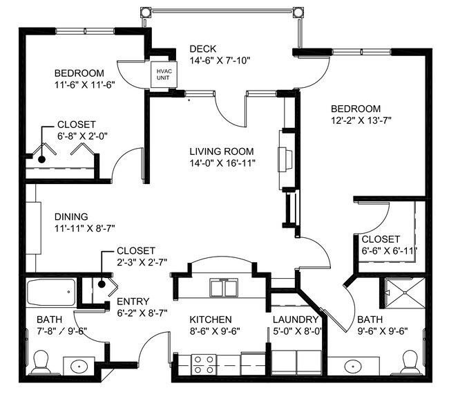 2 Bedroom H - Kingsway Retirement Living