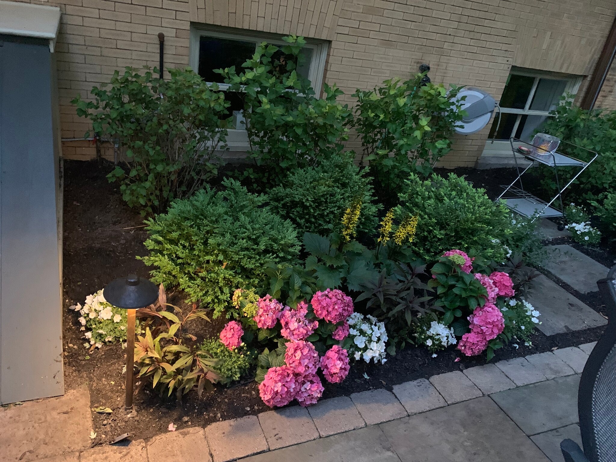Owners patio at rear of home - 1228 Forest Ave