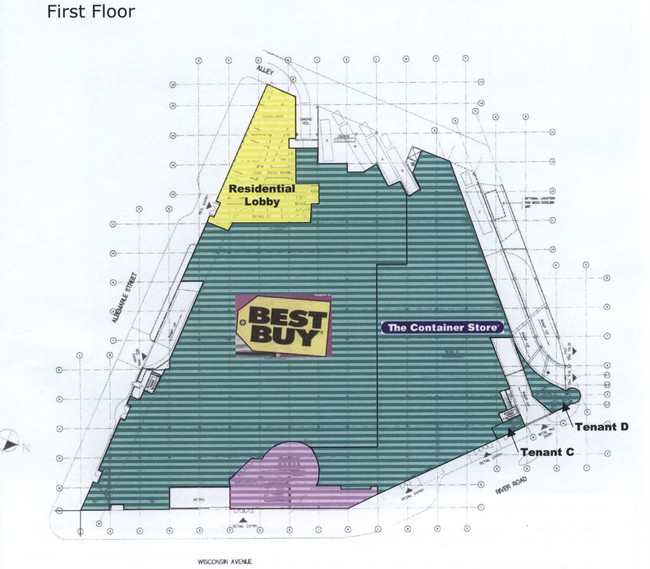 1st Floor Plan - Cityline At Tenley