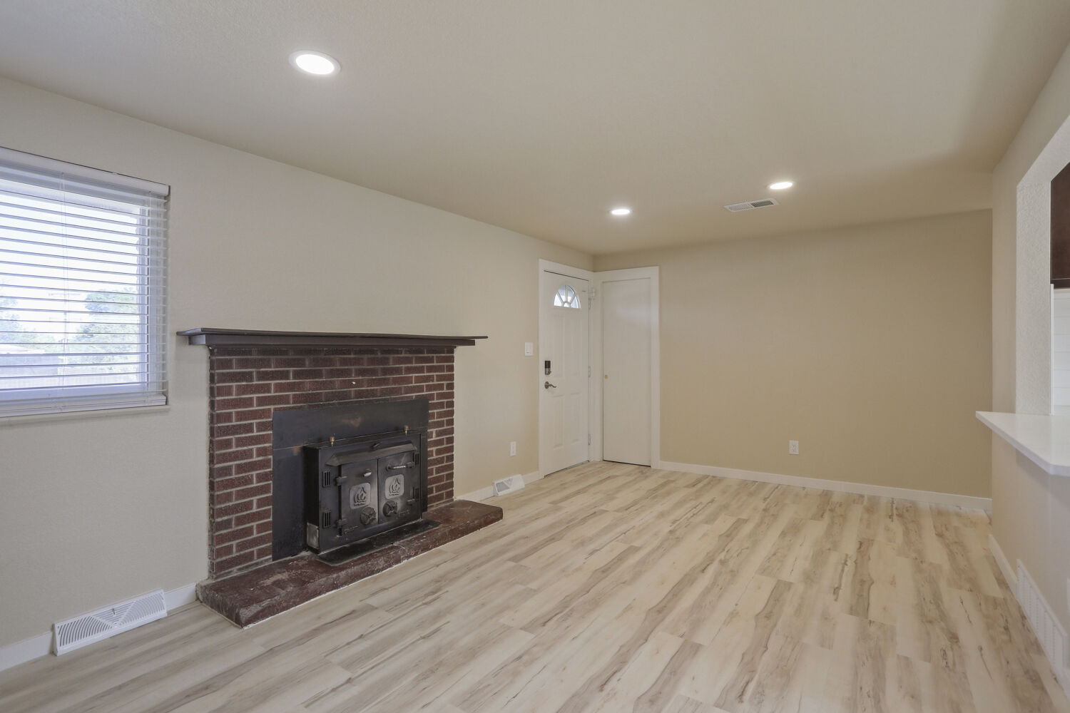 Living Room fireplace - 8063 Wyandot St