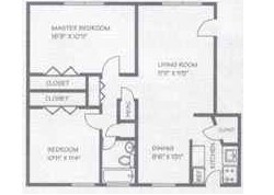 2BR/1BA - Harmony Meadows Apartments