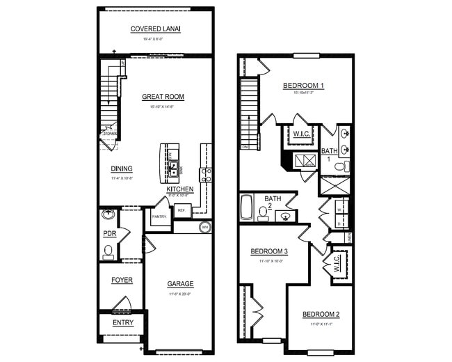 Glen Floor Plan - Oak Haven