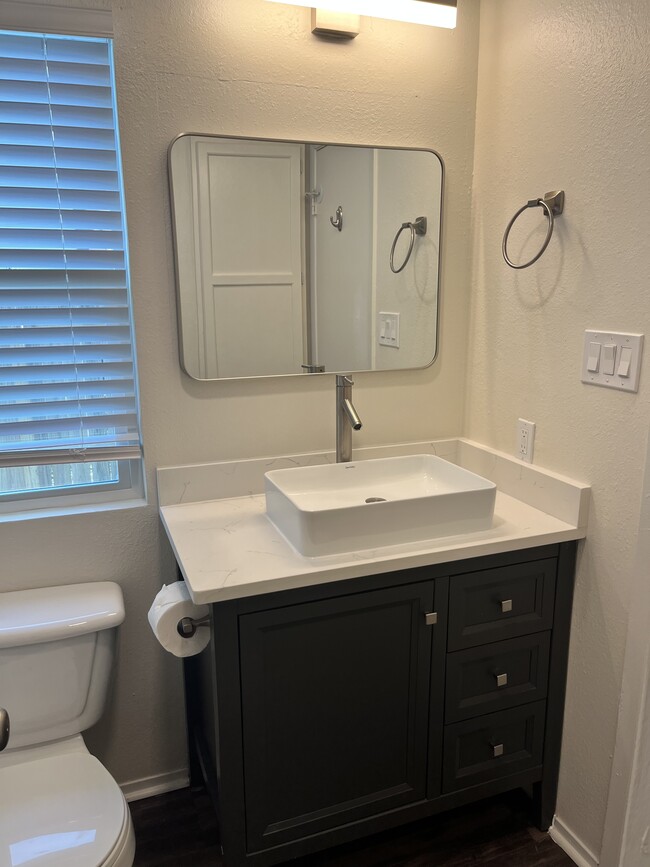 Newly renovated bathroom Vanity - 8805 Piney Point Dr