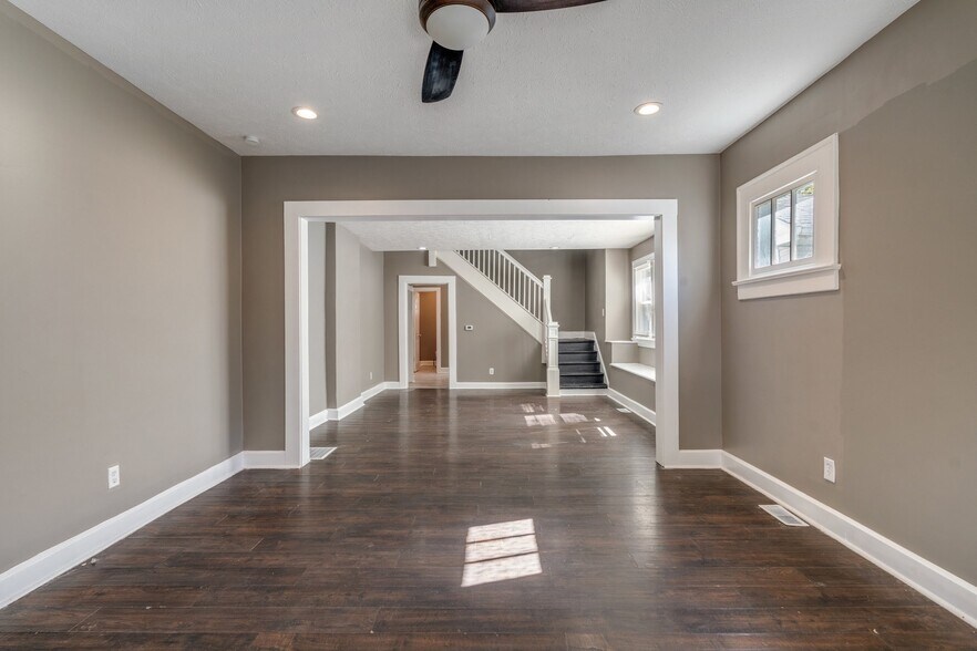 717_Living_Dining_Stairs - 717 N Grant Ave