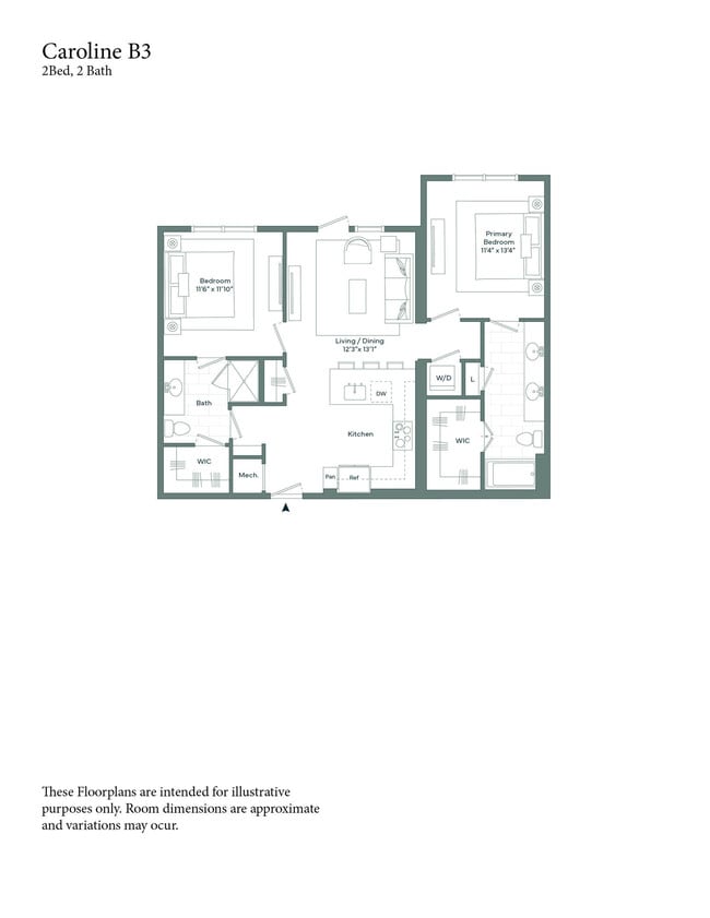 Floorplan - The Caroline