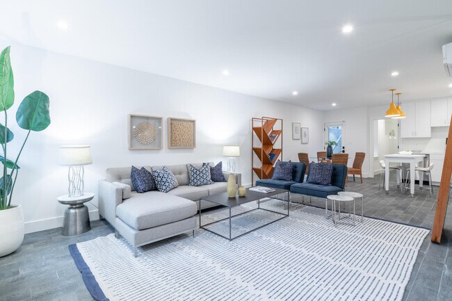 Living and dining room - staged - 112 4th St NE
