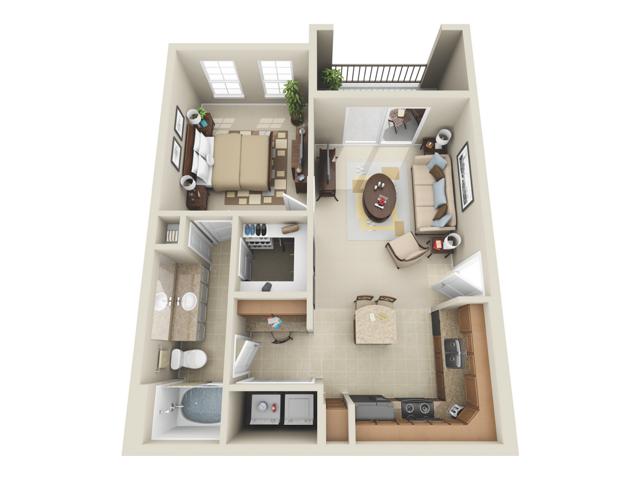 A1a Floorplan - Amalfi at Tuscan Lakes