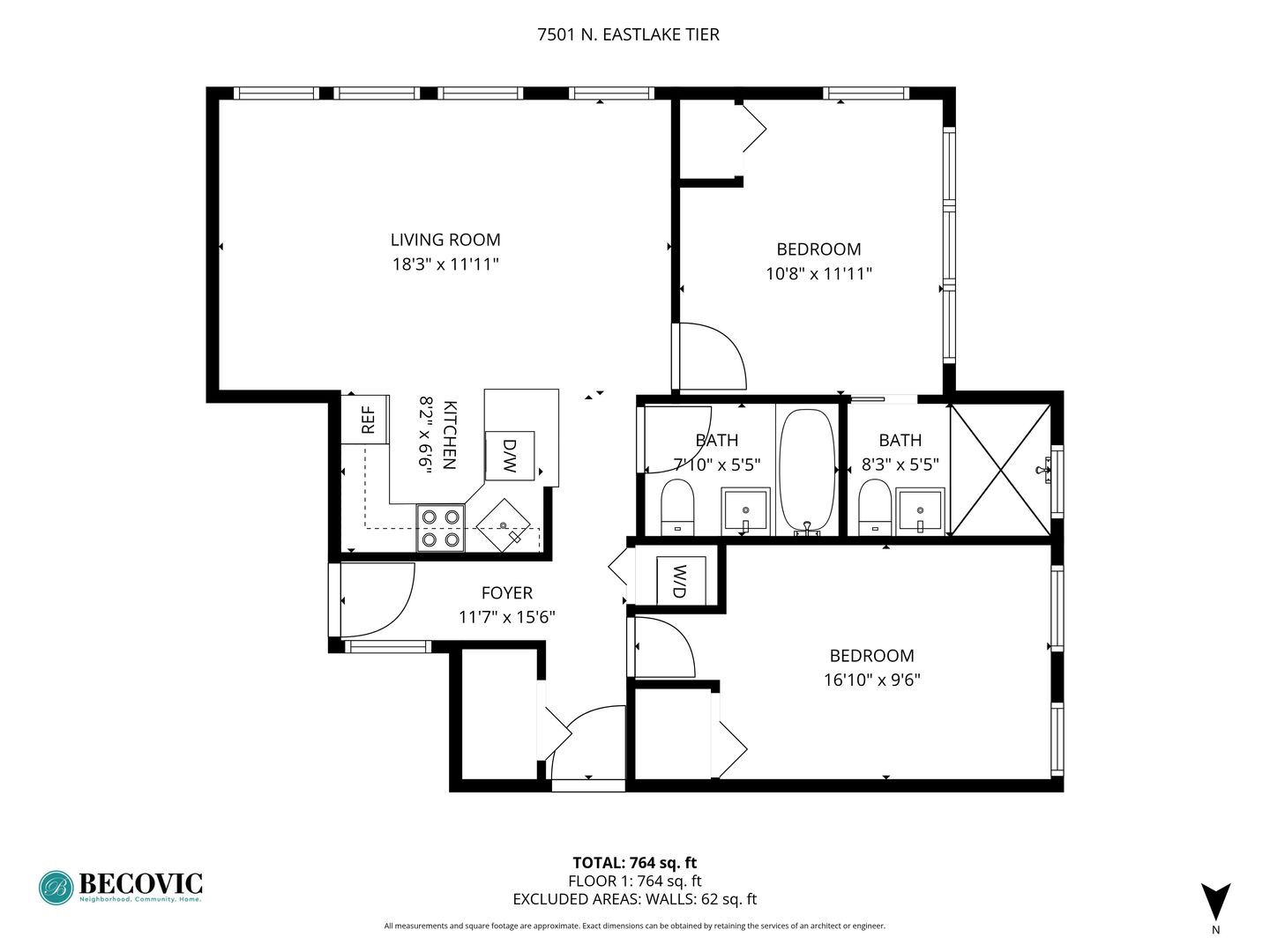 Building Photo - 7503 N Eastlake Ter