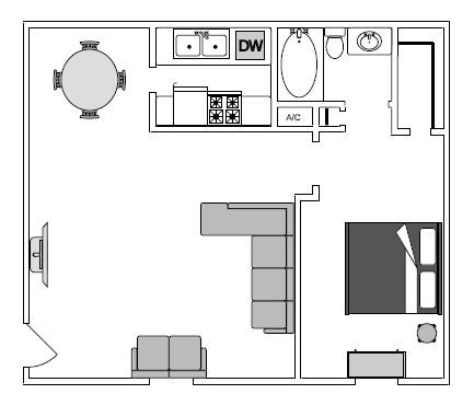 1 Bedroom - Aspire Richmond Hill