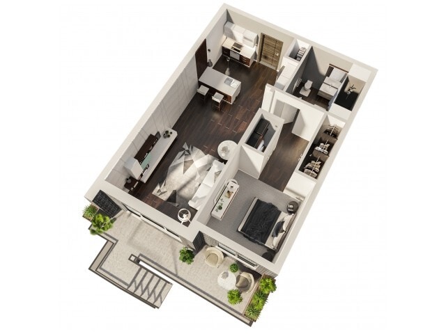 One Bedroom One Bath - Uptown