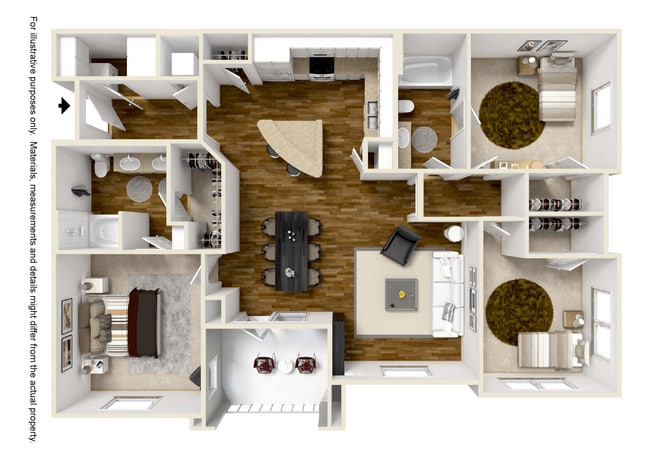Floorplan - Audubon Park Apartment Homes
