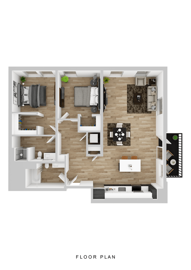 Floorplan - Hyas Point Apartments