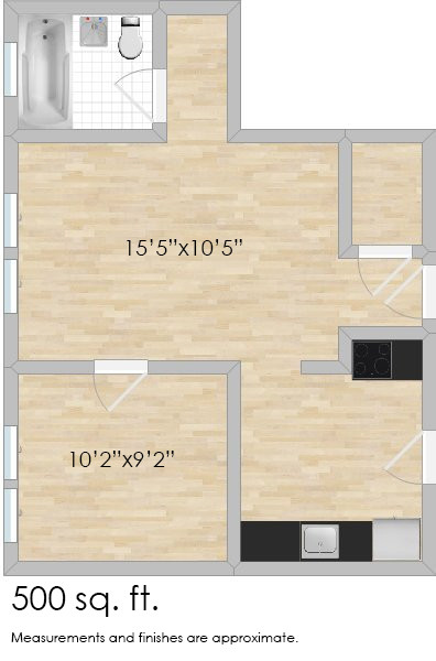 Floorplan - 504-508 S. Cuyler Ave.