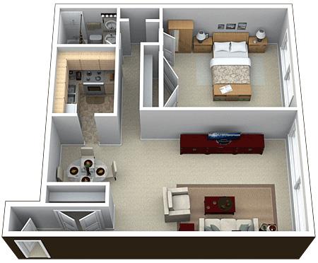 Floorplan - Silver Spring Towers