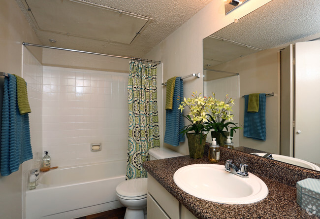 687sf One Bedroom Bathroom - Bridge at Northwest Hills