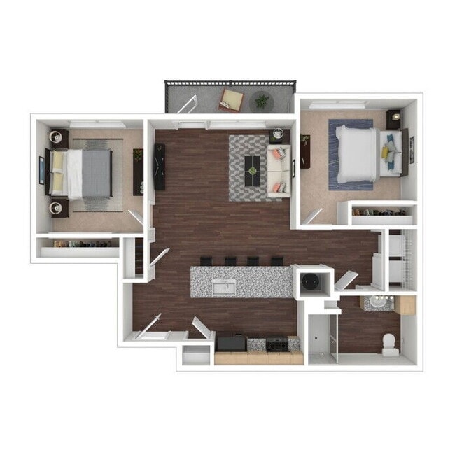 Floorplan - The Piedmont Apartments