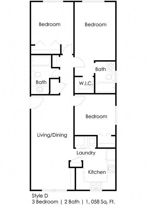 Floorplan - Regency Palms Apartments