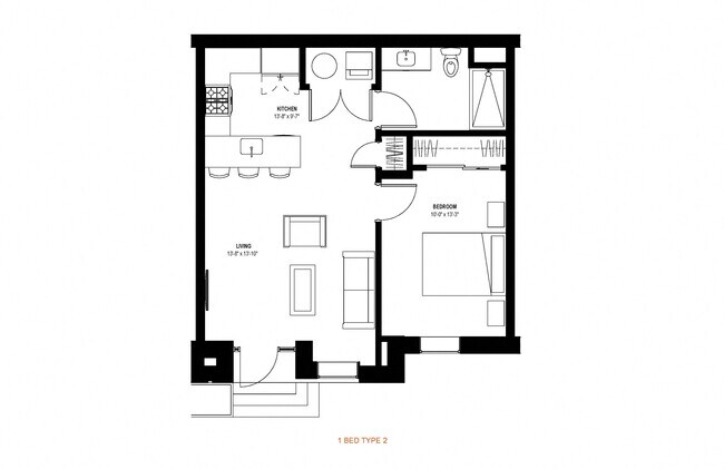 Floorplan - Glassworks Apartments