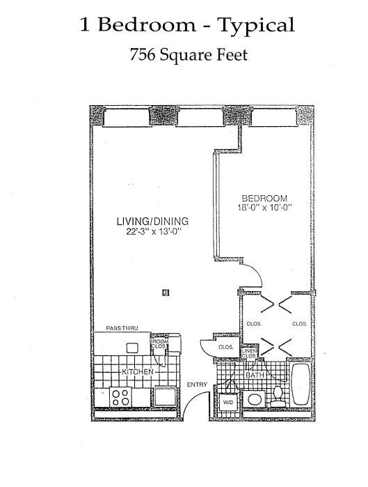 1BR/1BA - The Shoe Factory Apartments