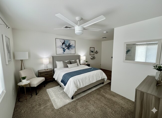 Bedroom #3 - Virtually Staged - 3136 N Winstel Blvd